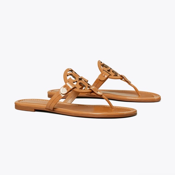 Tory Burch Miller Patent Leather Sandals - Picture 2 of 10
